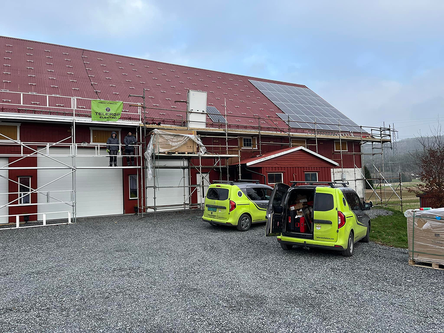 Telerør Elektro Sol i arbeid